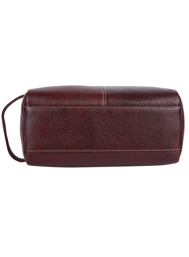  هاموندز فلاي كاتشر حقيبة أدوات الزينة الجلدية الأصلية HAMMONDS FLYCATCHER للرجال والنساء - مجموعة تنظيم السفر مع جيوب متعددة - حقيبة أدوات الزينة الرجالية البنية - حقيبة أدوات الزينة الأنيقة للسفر/مجموعة أدوات الحلاقة للرجال - 12 سم - Image 5