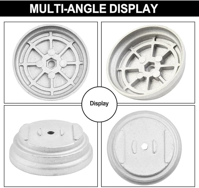 غطاء الألومنيوم القابل للتعديل متعدد الزوايا لقاطع الأعشاب - سهولة التركيب - فضي - Image 4