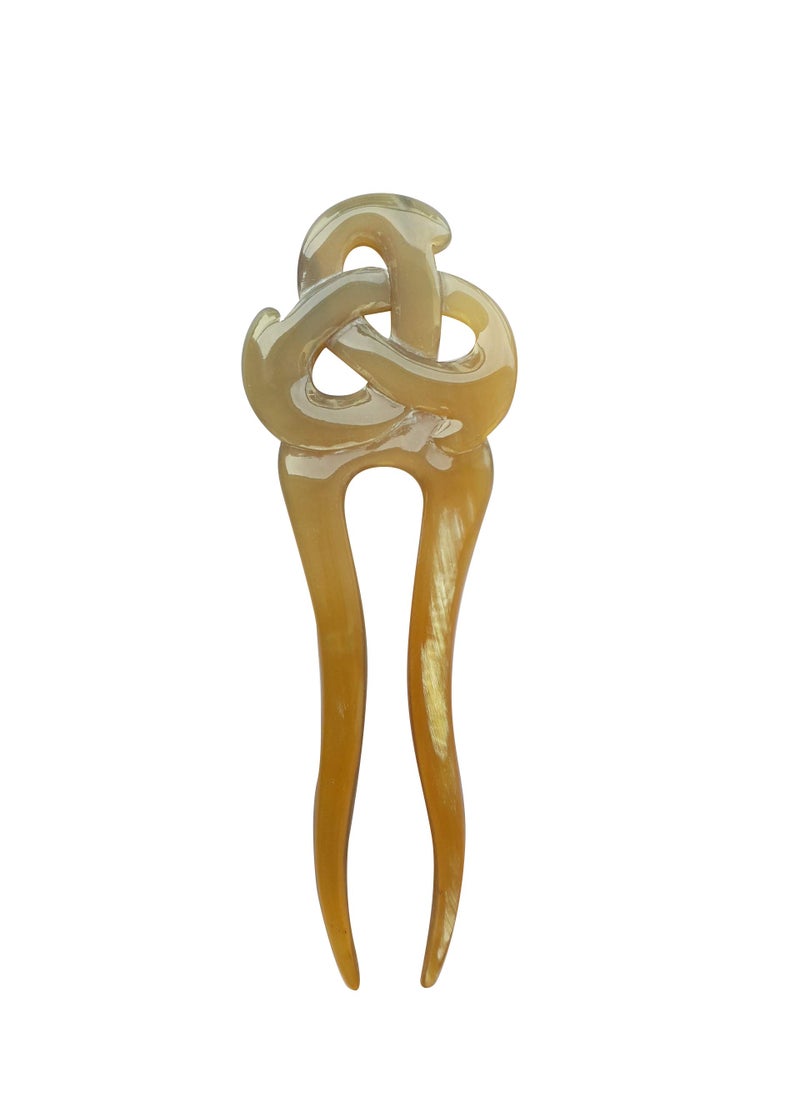 Marycrafts - Marycrafts Celtic Knot Buffalo Horn Hair Fork Hair stick Hair Accessories - Image 1