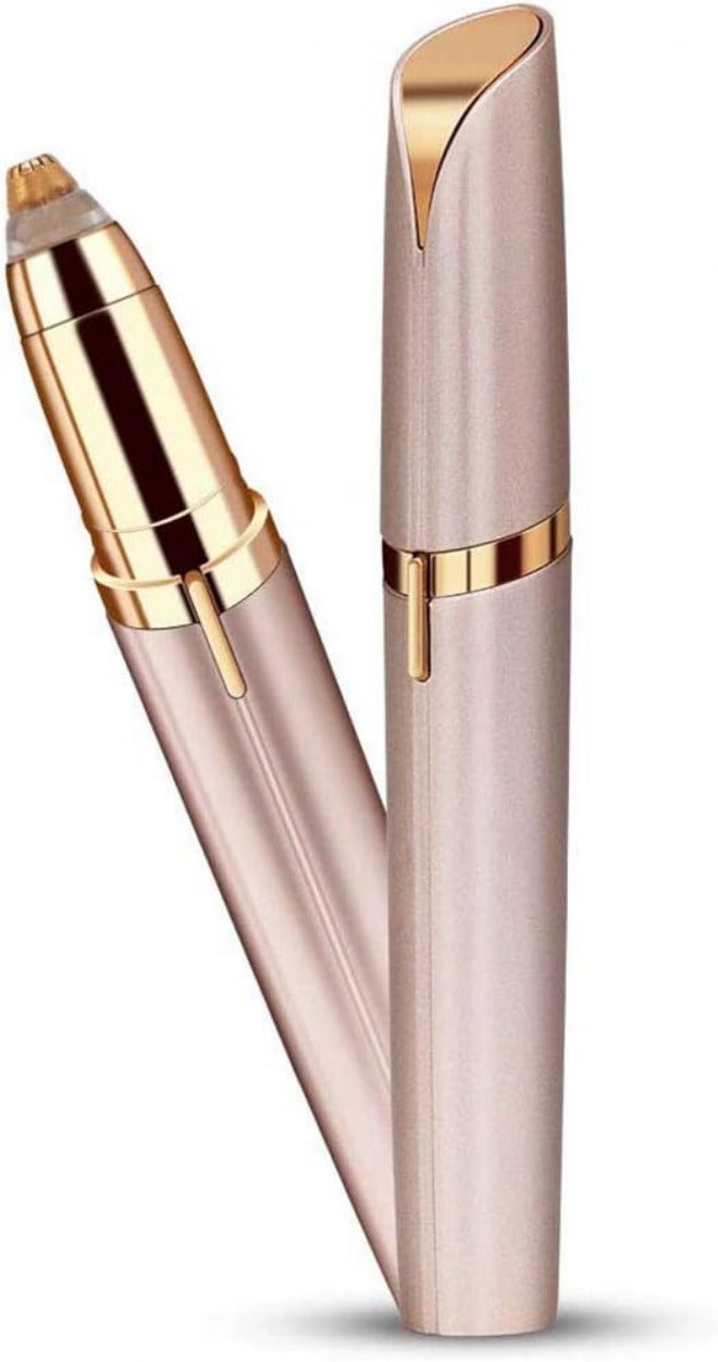 N.C Eyebrow Hair Remover, Eyebrow Shaper for Women, Painless-Precision Eyebrow Trimmer Brows Epilator Eye Brow Facial Face Razor for Face Lips Nose Facial Hair Removal with LED Light - Image 1