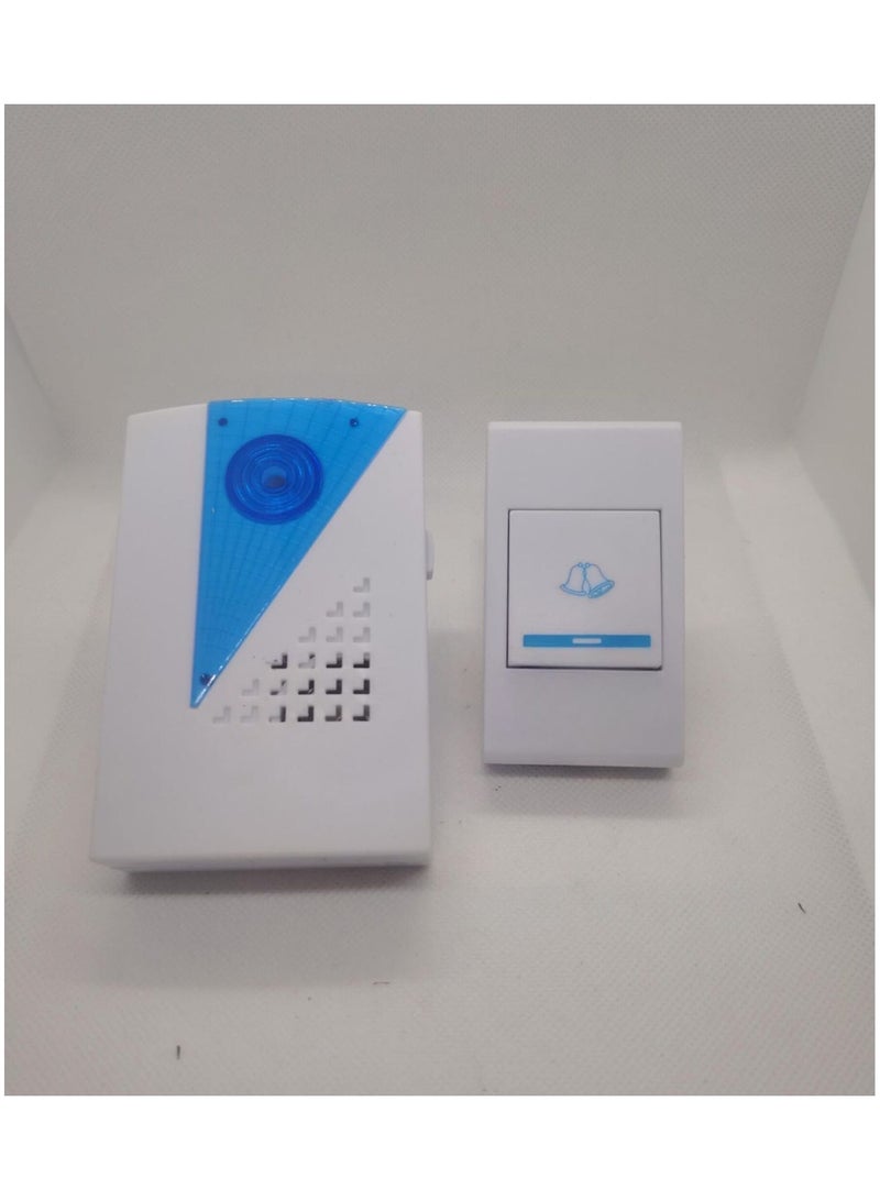 جرس باب لاسلكي موسيقي تحكم عن بعد مع مفتاح مركب جرس باب لاسلكي للتحكم عن بعد مثالي للمنزل/المتجر/المكتب