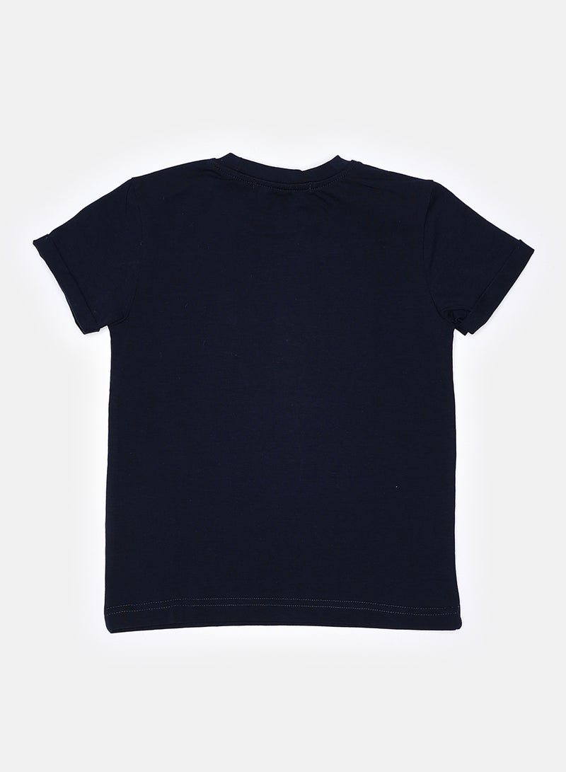 giggles T.SHIRT BASIC Navy Kids Boys - Image 2