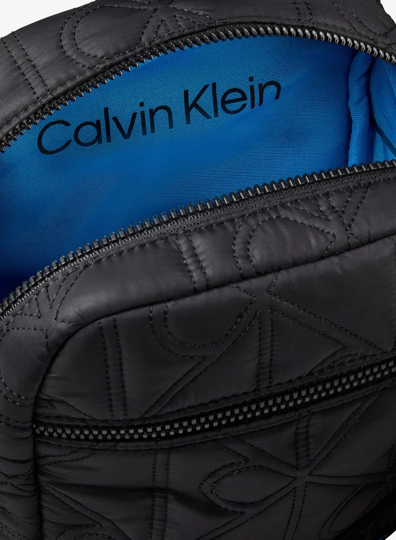 Calvin Klein  Emblem Quilted Crossbody Reporter Bag for Men | Best Price UAE