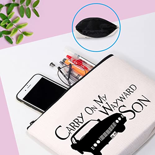 GJTIM TV Show Inspired Carry Way Makeup Cosmetic Bag for Fans BFF Gift(Carry On) - Image 5