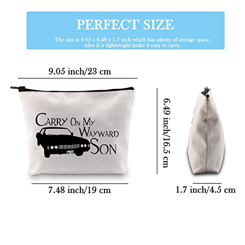GJTIM TV Show Inspired Carry Way Makeup Cosmetic Bag for Fans BFF Gift(Carry On) - Image 2
