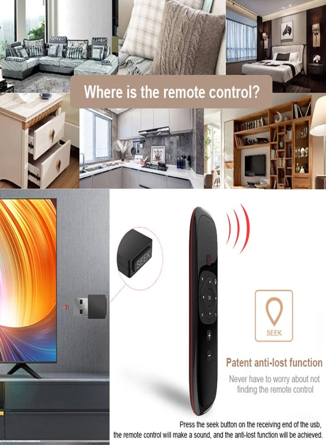 Wechip W2 2.4G Air Wireless Keyboard with Touchpad Infrared Remote Control for Android TV BOX PC Projector - Image 5