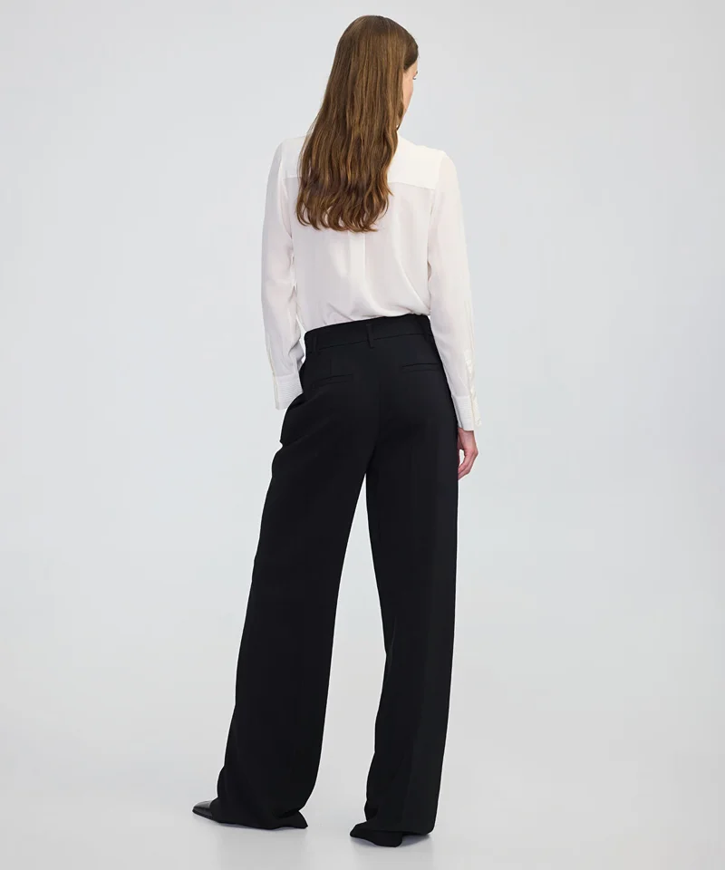 Ipekyol  Pressed Crease Wide-Leg Trousers for Women | Best Price UAE