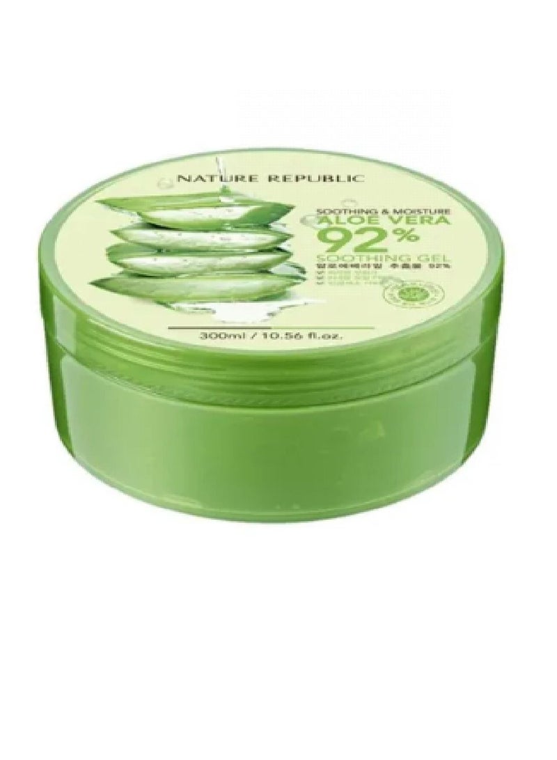 Generic Aloe vera gel to moisturize and smooth the skin transparent 300 ml Nature Republic