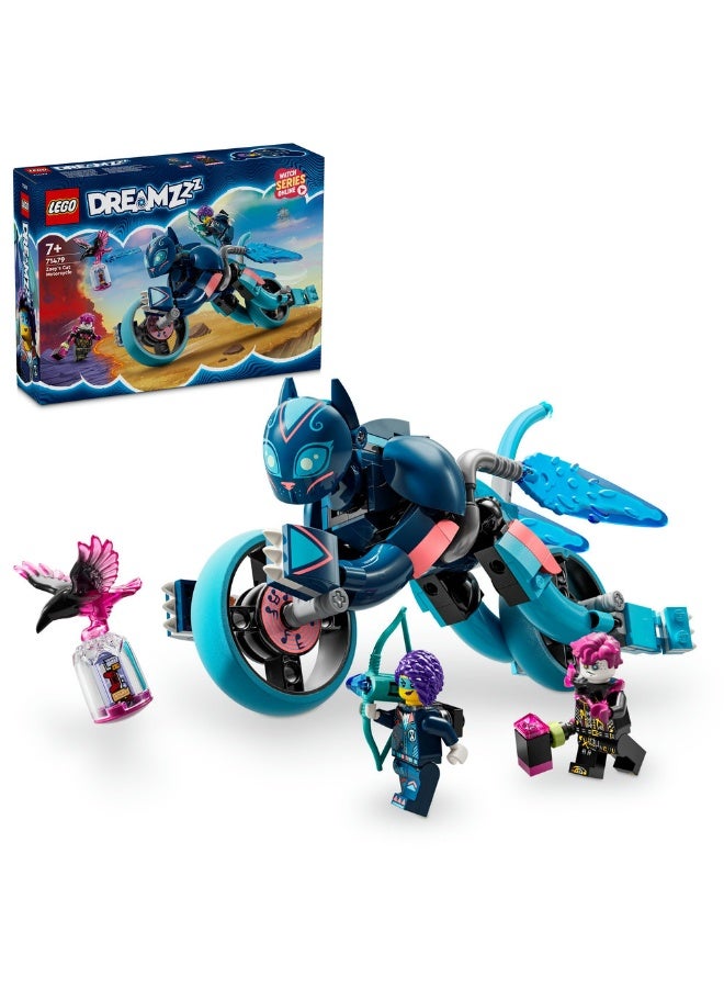 LEGO DREAMZzz Zoey’s Cat Motorcycle Bike Building Toy 71479 (Age 7+, 226 Pieces) - Image 1