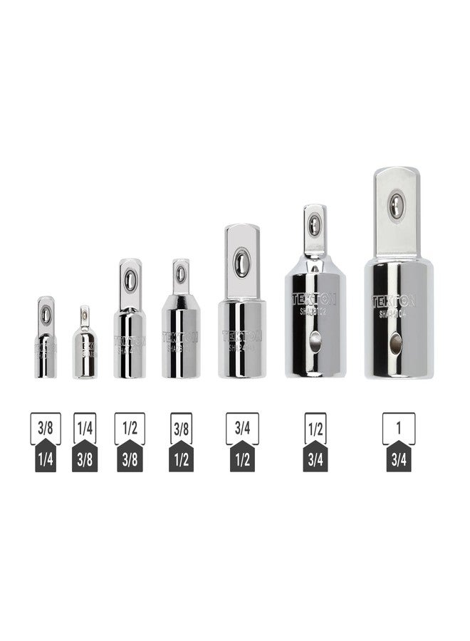 TEKTON 1/4, 3/8, 1/2, 3/4 Inch Drive Adapter/Reducer Set (7-Piece) | SHA99019 - Image 2