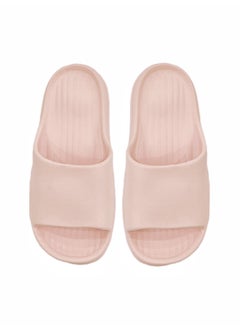 Miniso MINISO Puff Series Women's Bathroom Slippers – Ultra-Lightweight, Quick-Dry, Non-Slip EVA Comfort, Soft Cushioned Sole, Indoor and Shower Wear, Pink (Size 37-38) 