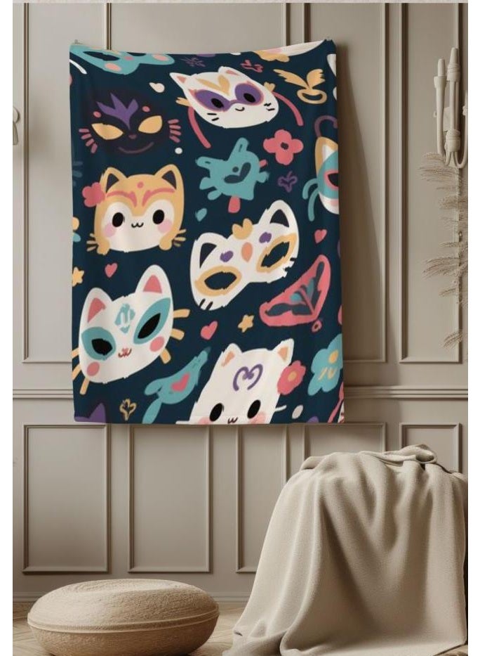 general Children's or student cartoon flannel thin blanket (warm and comfortable, suitable for sleep, games) 100cm*150cm - 353 - Image 1