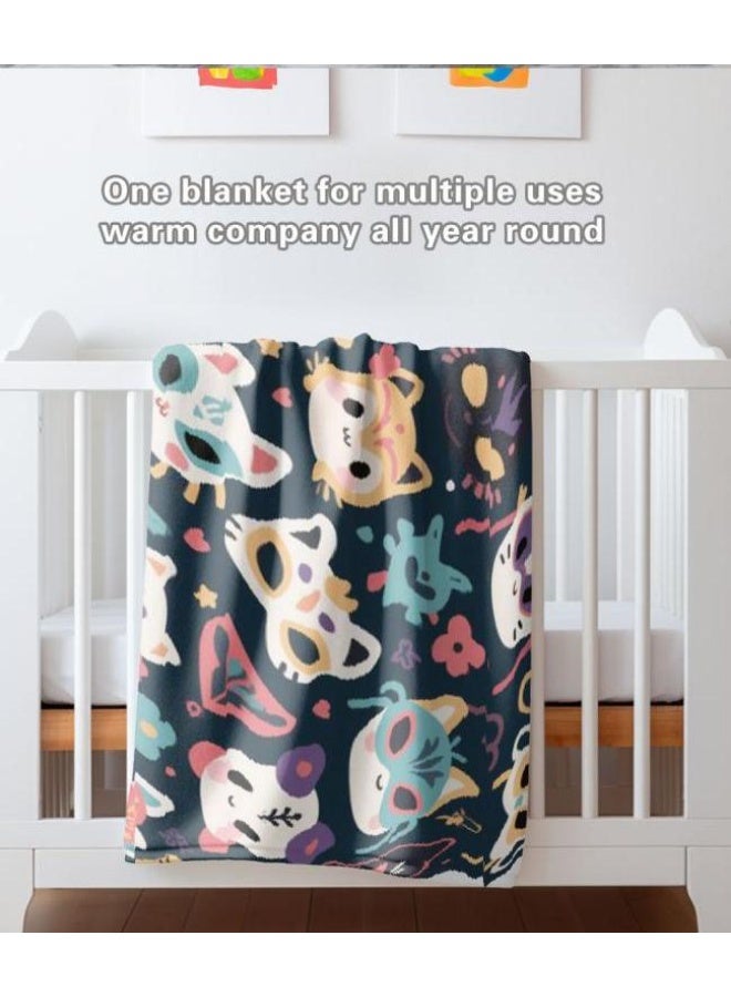 general Children's or student cartoon flannel thin blanket (warm and comfortable, suitable for sleep, games) 100cm*150cm - 353 - Image 4