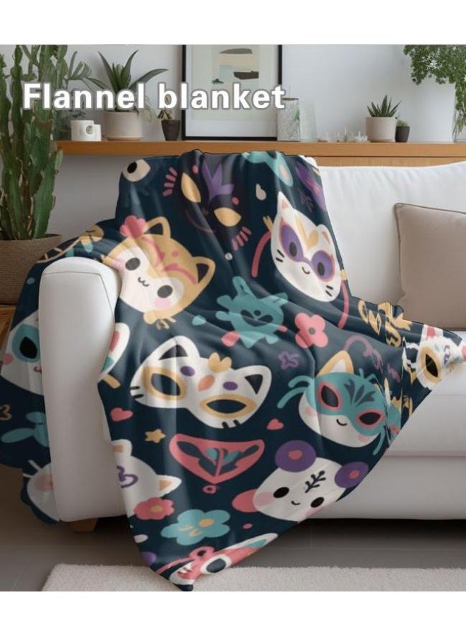 general Children's or student cartoon flannel thin blanket (warm and comfortable, suitable for sleep, games) 100cm*150cm - 353 - Image 5
