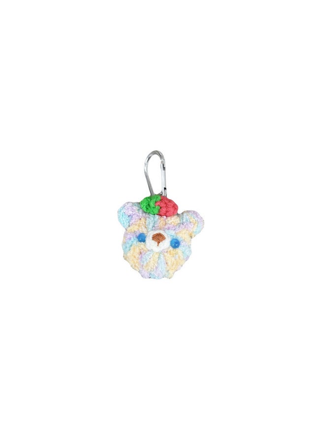 Generic - Plush Cartoon Doll For Apple Airtag Locator Protective Case Pet Anti-Lost Tracker Protective Case-Color:Strawberry Hat Bear-Applicable Models:Airtag - Image 1