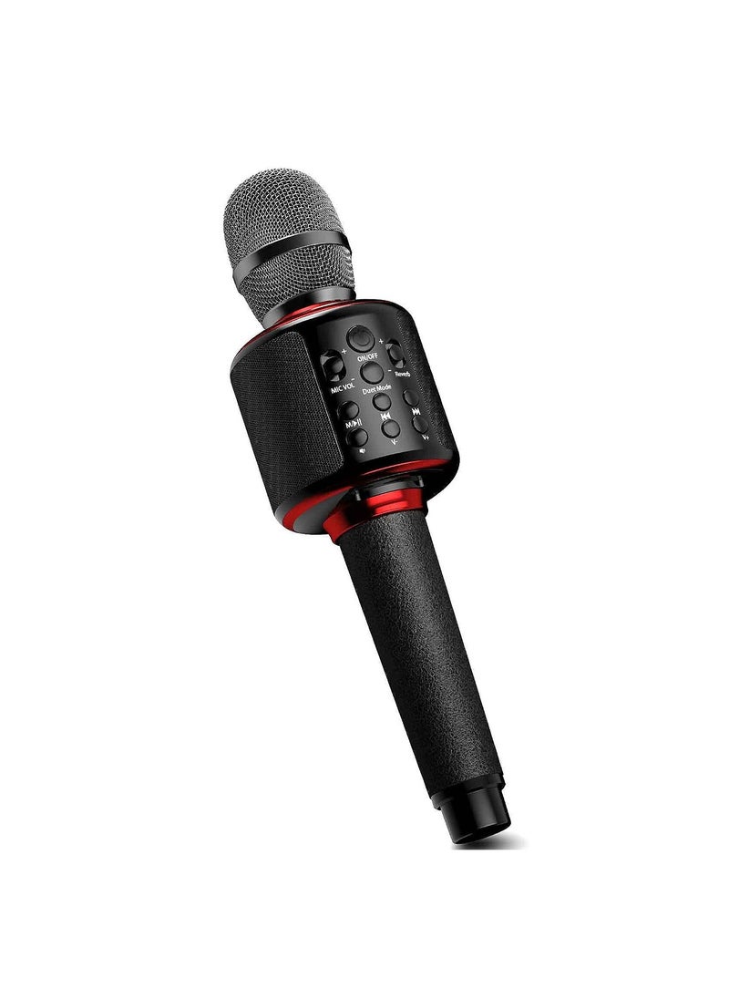 Furtey - Karaoke Microphone Wireless Bluetooth with Dual Singing Function Portable Handheld with Speaker Singing for Birthday Home KTV Party Gift of Kids Adults - Image 1