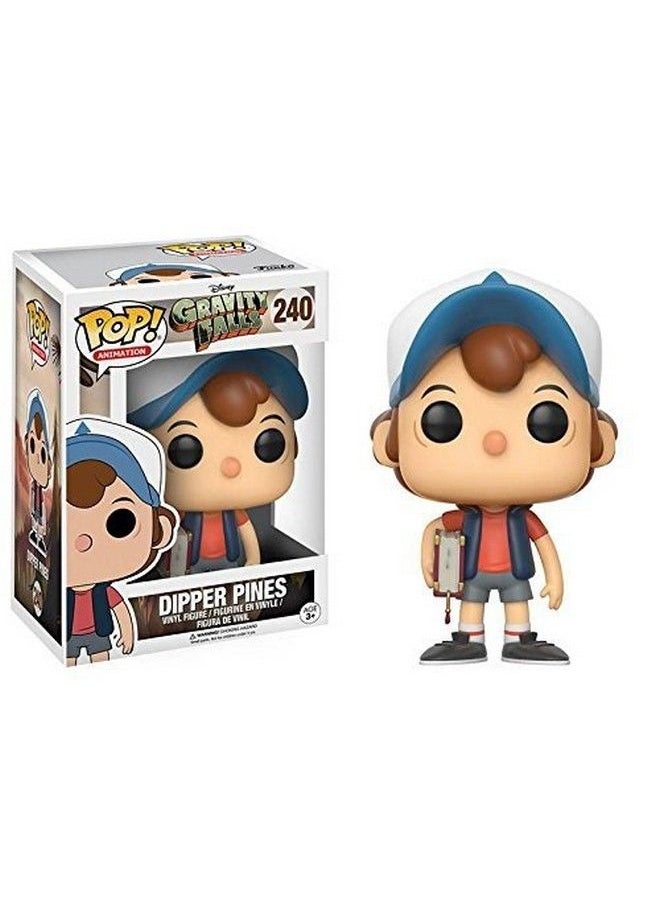 Funko - Gravity Falls Pop! Animation Dipper Pines Vinyl Figure 240 [Regular Version] Styles May Vary Multicolor Standard (12373) - Image 1