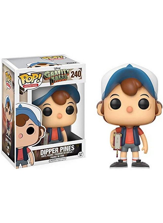 Funko - Gravity Falls Pop! Animation Dipper Pines Vinyl Figure 240 [Regular Version] Styles May Vary Multicolor Standard (12373) - Image 1