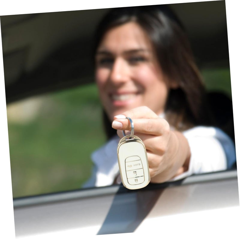 PRETYZOOM Keyfob Key Cover Durable TPU Key Fob Protector for Soft Flexible Design Ensures Signal Transmission Compatible with Honda Civic Gen - Image 4