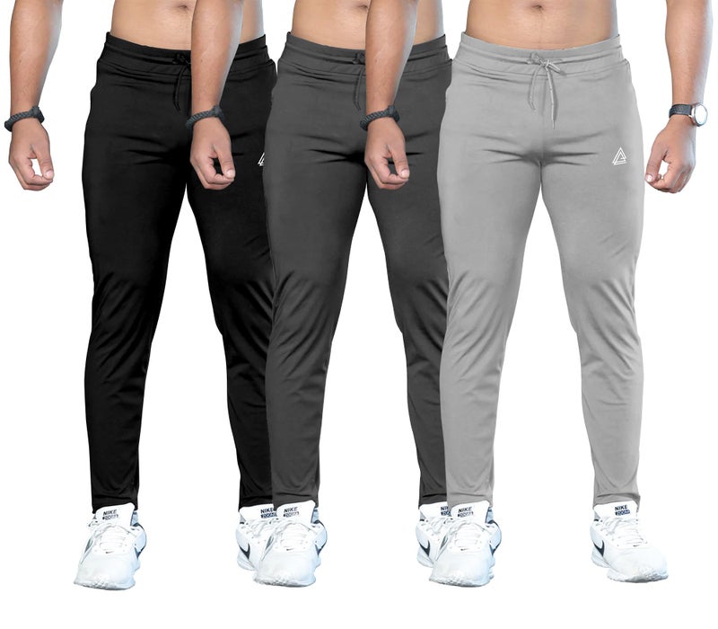 FTX Mens Regular Fit Mid Rise Track Pant Multicolor M - Image 1