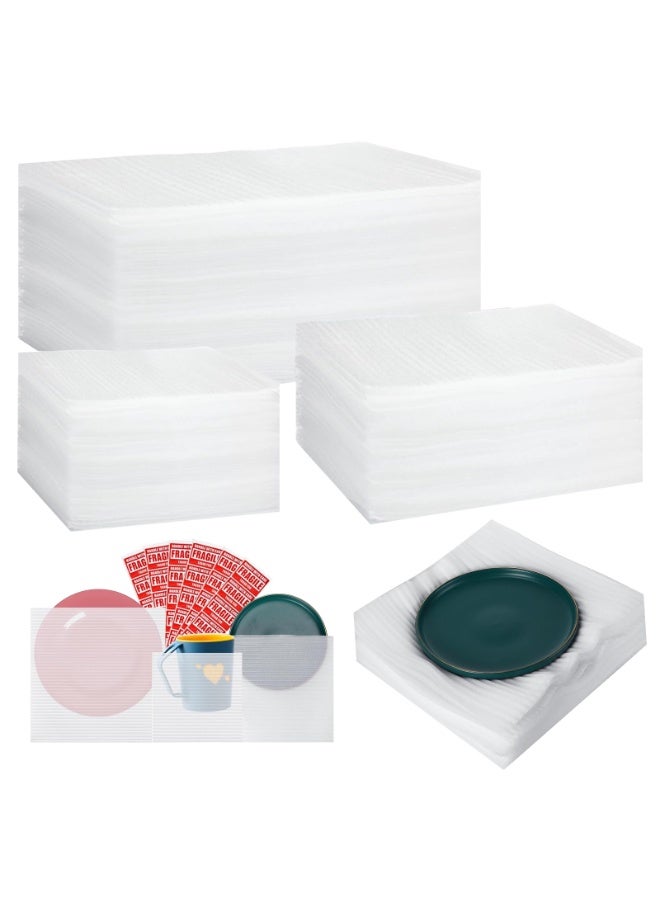 Generic 440 pcs Moving Packaging Supplies, 225 buffer bags, 3 sizes (12x12 ", 12x7.8", 12x5.9 "), 75 foam sheets. 140 fragile stickers are provided to cushion the packaging of mobile foam packaging bags.  - Image 1