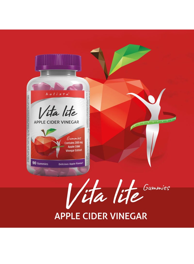 Holista Holista Vitalite Apple Cider Vinegar 90 Gummies  - Image 4
