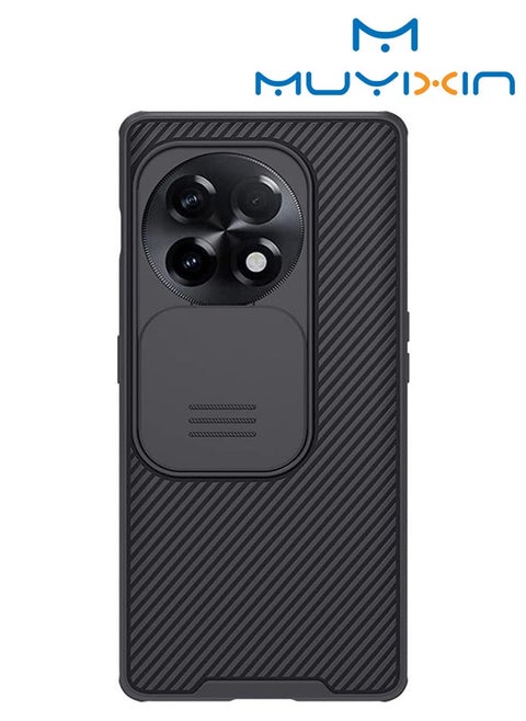 Compatiable with OnePlus 11R /OnePlus Ace 2 Case with Slide Camera Lens Privacy Protection Back Cover