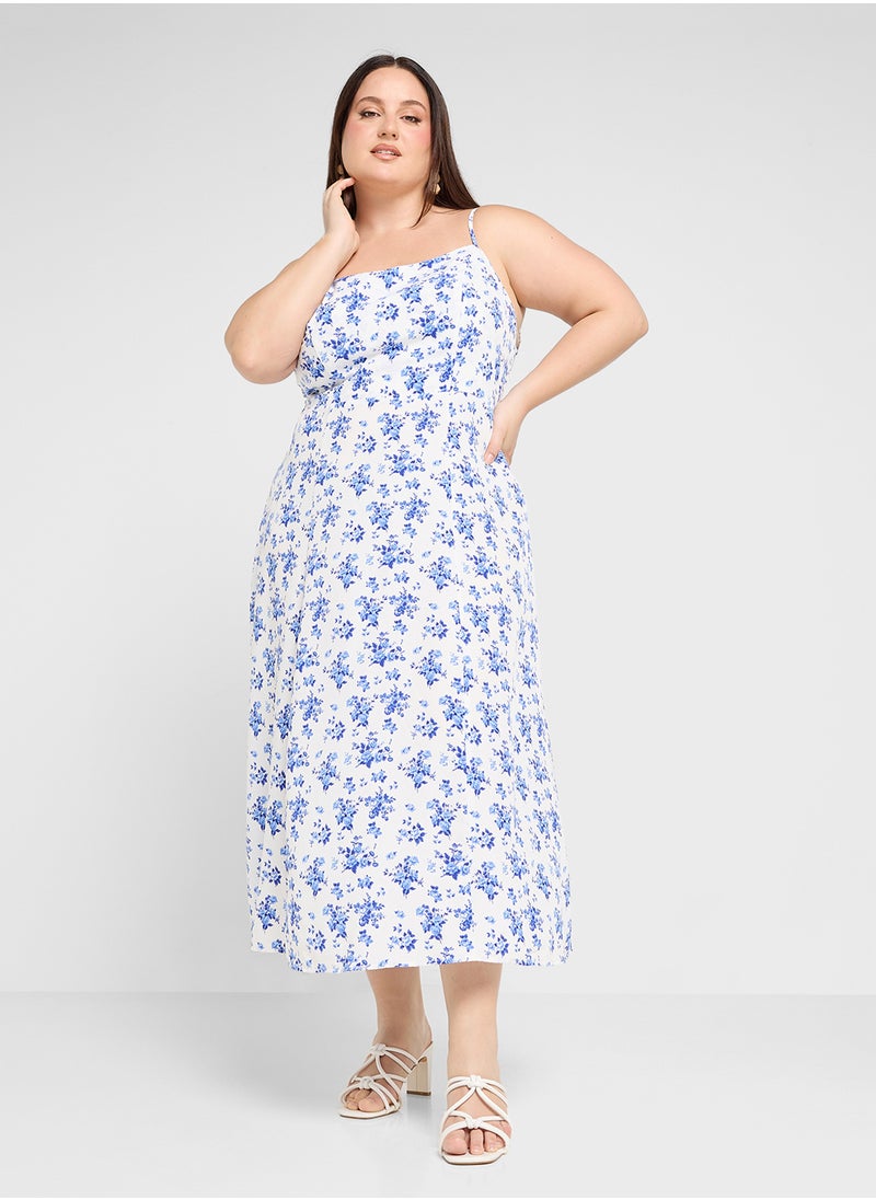Ginger Plus Ditsy Floral Cami Sundress  - Image 1