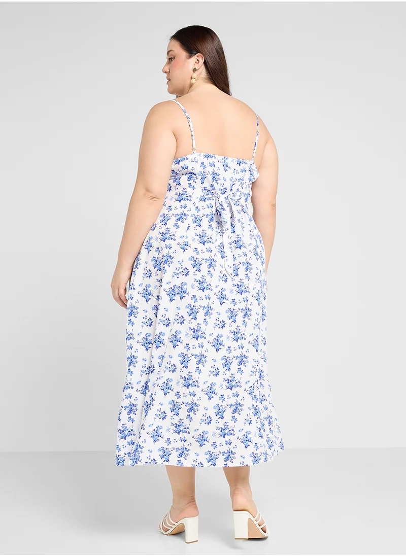 Ginger Plus Ditsy Floral Cami Sundress