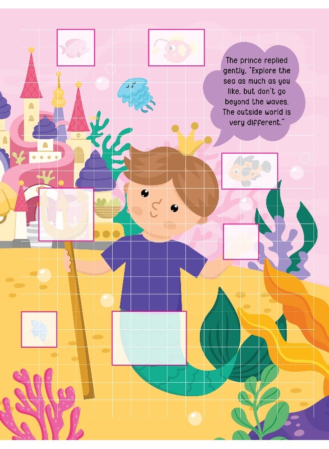 Dreamland كتاب نشاط ملصقات البيكسل: حورية البحر الفضولية – أكثر من 1,400 ملصق للأطفال من عمر 4 سنوات فما فوق | فن البيكسل تحت الماء، ألغاز الملصقات - Image 4