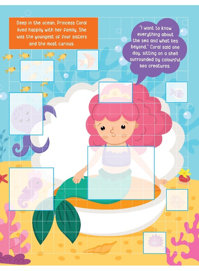 Dreamland كتاب نشاط ملصقات البيكسل: حورية البحر الفضولية – أكثر من 1,400 ملصق للأطفال من عمر 4 سنوات فما فوق | فن البيكسل تحت الماء، ألغاز الملصقات - Image 2