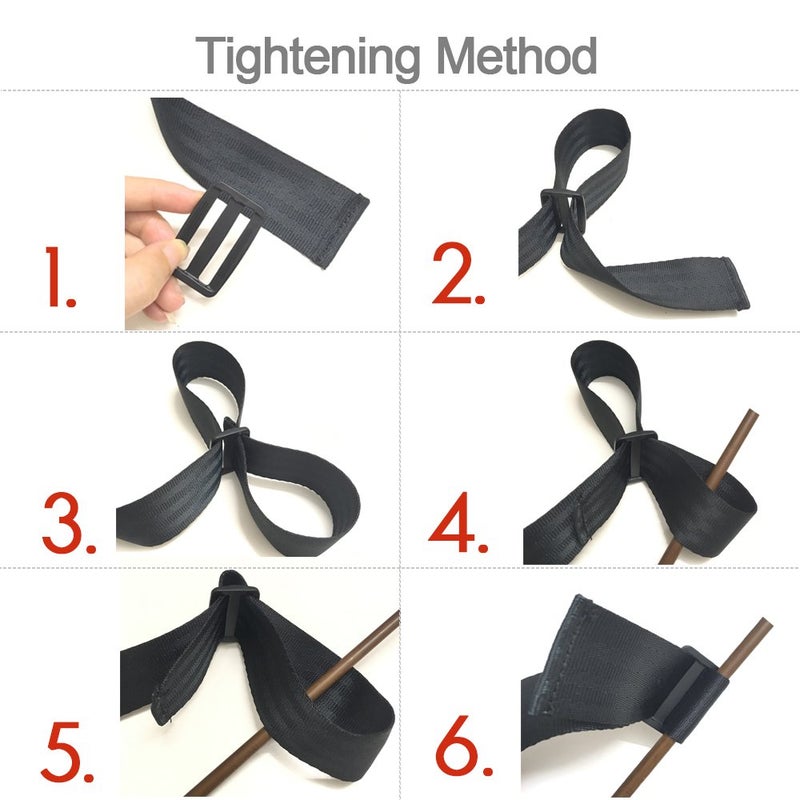 ZARPMA Baby 2 Point High Chair Security Straps,Replacement Harness Straps Belt for Child Kid Infant Safety Strap for Pushchair HighChair Child Chair,Stroller(1M Length) - Image 4