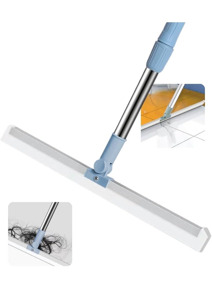 Generic 360° Rotating Long Handle Floor Squeegee for Cleaning Floors, Glass, Windows, with Extendable and Adjustable Stainless Steel Pole - Image 1