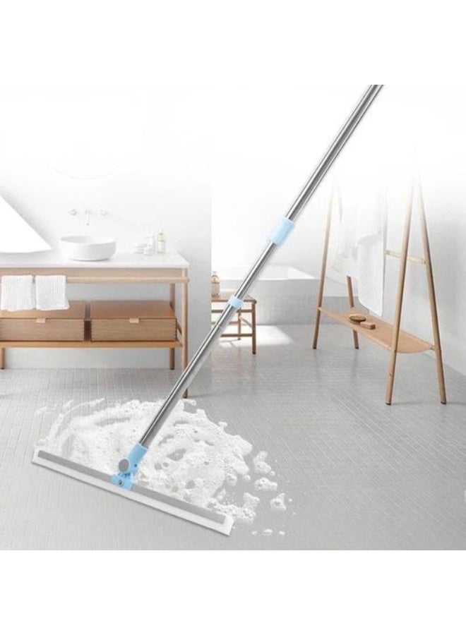 Generic 360° Rotating Long Handle Floor Squeegee for Cleaning Floors, Glass, Windows, with Extendable and Adjustable Stainless Steel Pole - Image 3