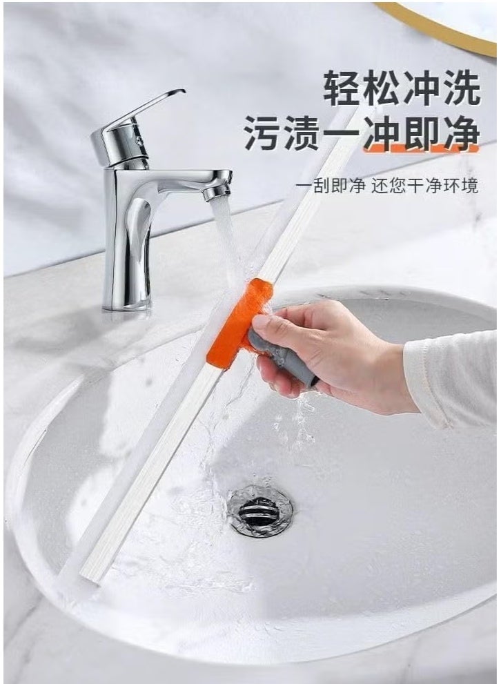 Generic 360° Rotating Long Handle Floor Squeegee for Cleaning Floors, Glass, Windows, with Extendable and Adjustable Stainless Steel Pole - Image 5