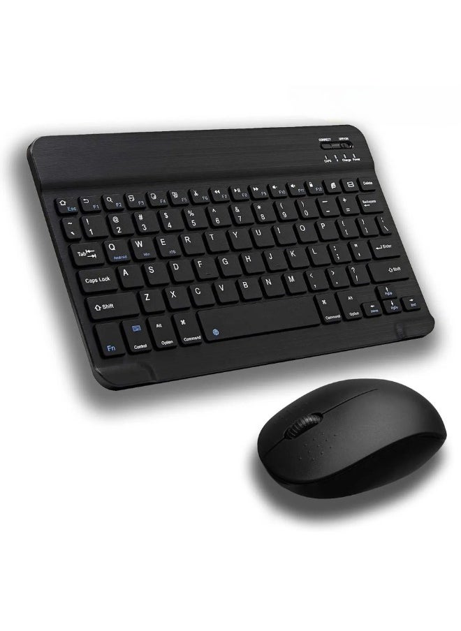Generic - Wireless Keyboard and Mouse Combo – Portable & Efficient Design (Multicolor) - Image 1