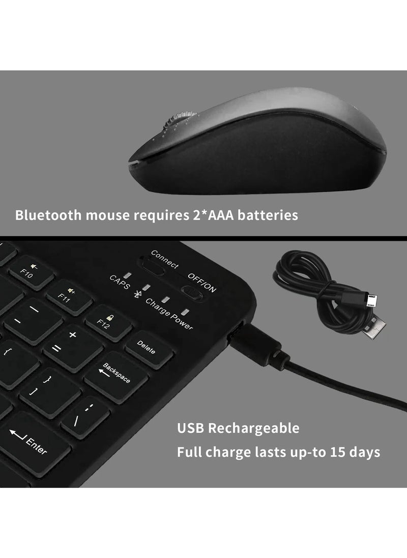 Generic - Wireless Keyboard and Mouse Combo – Portable & Efficient Design (Multicolor) - Image 1