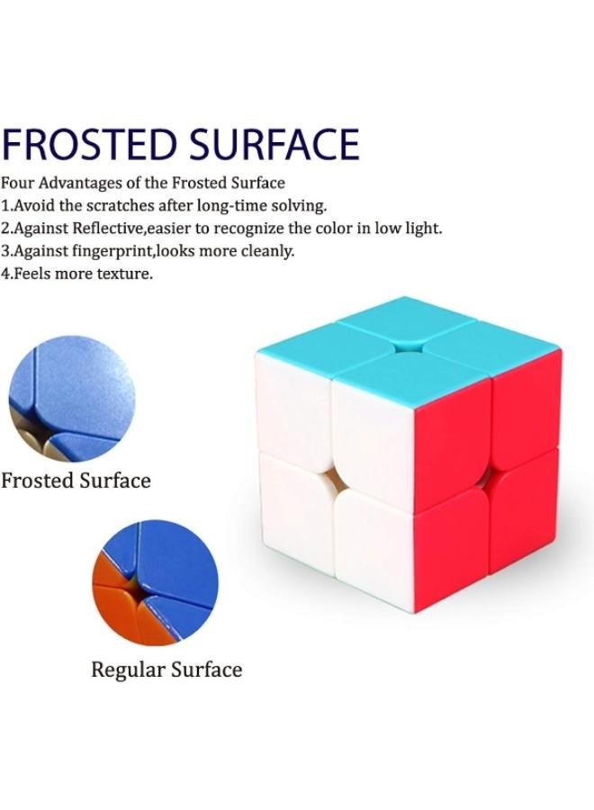 2 Pieces  Magic Cube Rubik's Cube 2*2 and 3*3 Toys Cube Children's Educational Toys - Image 4
