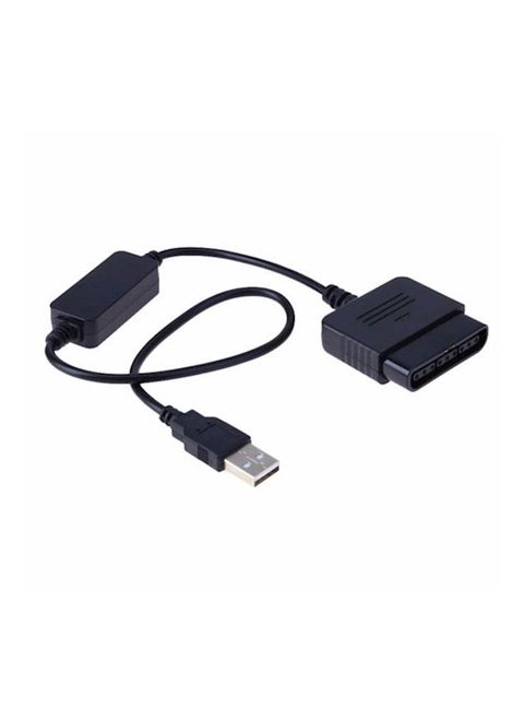 محول لذراع التحكم في أجهزة اللعب من بلايستيشن 2 إلى 3، مناسب لأجهزة الحاسوب بمنفذ USB أسود