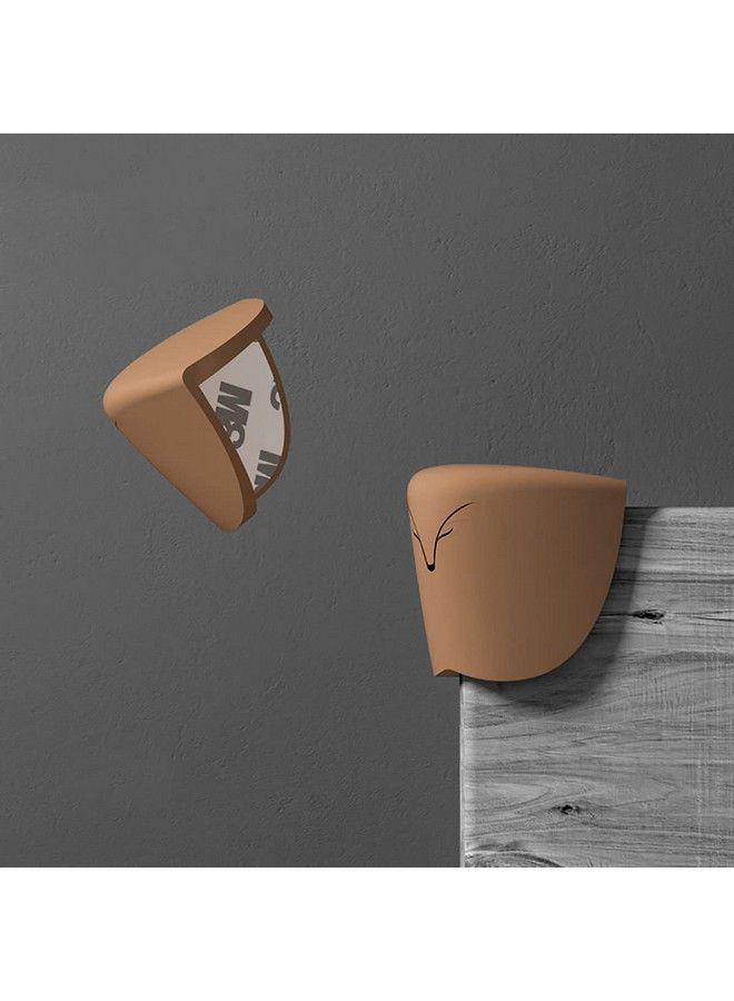 P-Plus International Corner Protector For Baby Furniture Corner Guard & Edge Safety Bumpers Baby Proof Bumper & Cushion To Cover Sharp Furniture & Table Edges(Brown Pack Of 6) - Image 4