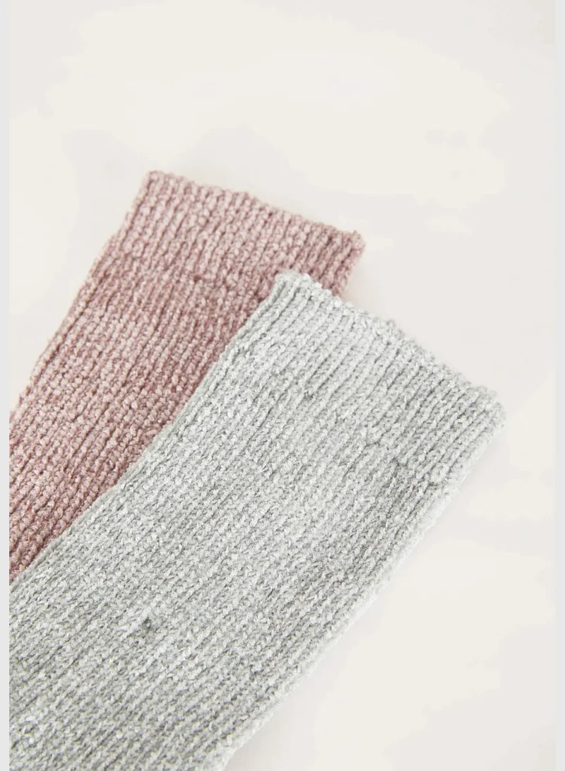 DeFacto 2 Pack Woman High Cut Socks