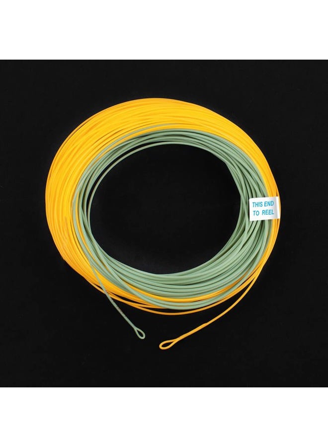 Hercules Fly Fishing Line Floating Weight Forward Fly Line with Double Welded Loop, Moss Green, WF6F 100FT - Image 3