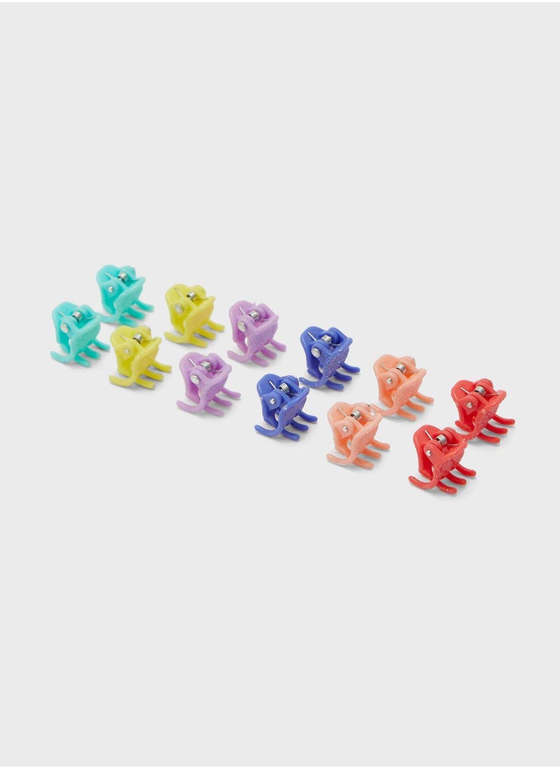 Claires Kids 12 Pack Rainbow Clips  - Image 2