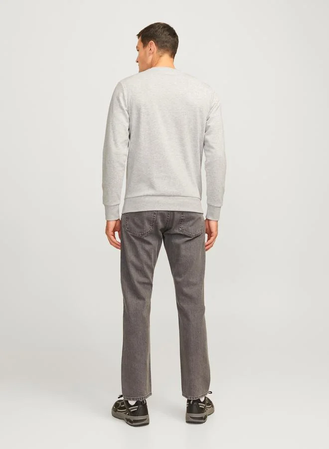 Rebel Graphic Print Rib Cuffed Sweatshirt