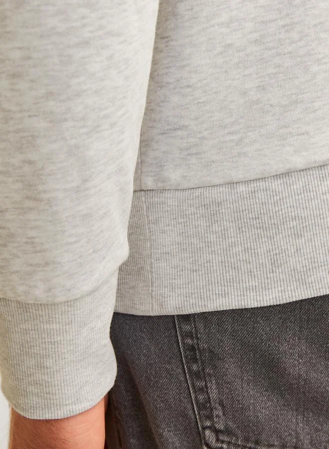 Rebel Graphic Print Rib Cuffed Sweatshirt