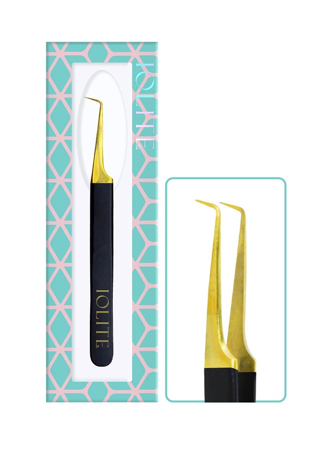 IOLITE Eyelashes Grafting Tweezers Anti Static Stainless Steel Nippers - Image 2