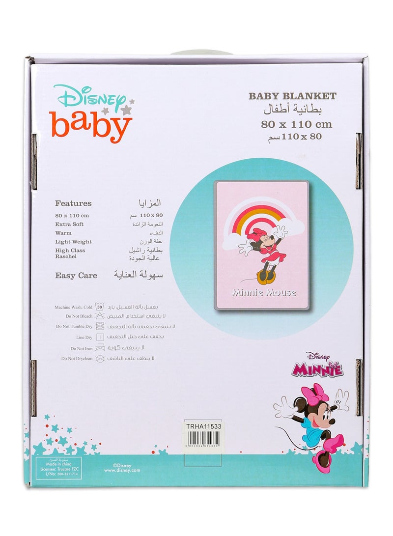 Disney Minnie Mouse Soft Plush Blankets - Cozy Warm Throw for Kids  - Image 2