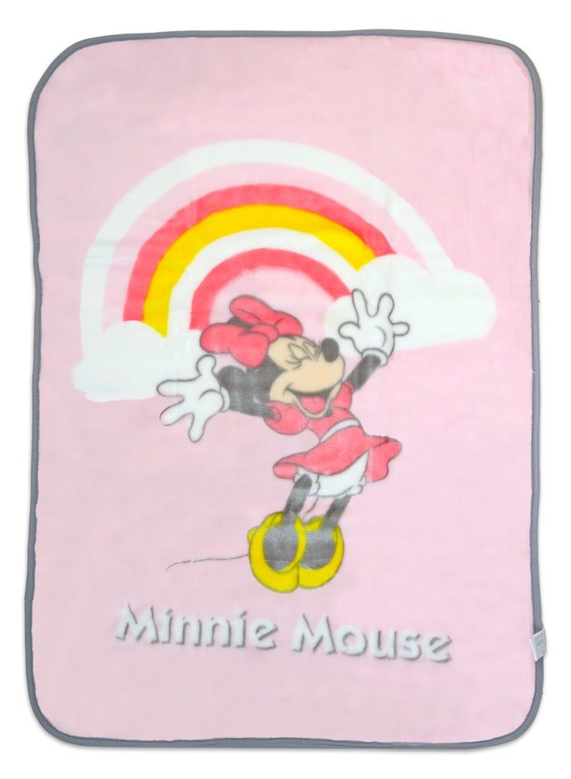 Disney Minnie Mouse Soft Plush Blankets - Cozy Warm Throw for Kids  - Image 4