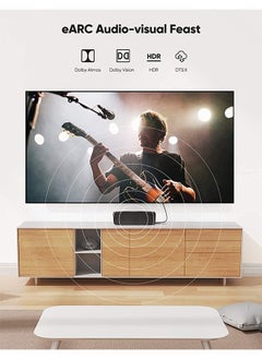 X-level 2 Pcs 1.5m HDMI 2.1 Cable - HDTV - 8K UHD - Ultra High Speed HDMI Cord - Support 4K - Suitable for Computer Monitors, Projectors, TV, Dynamic HDR, PS5, PS4, Xbox, Switch  - Image 5