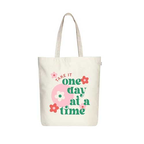 EcoRight Eco Right Aesthetic Canvas Tote Bag for Women with Zipper, Tote Bag for Women for Beach, Grocery, Travel, Work, Gym, Daily Use - Image 5